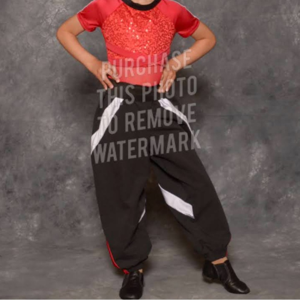 Weissman Sparkling Red and Black Dance Ensemble